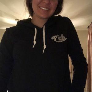 *LIKE NEW* VS Pink Black Hoodie